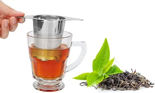 Miniatura 7 de SagaSave Filtro de café reutilizable de acero inoxidable sin papel, doble cesta de malla fina para té suelto y café molido para taza