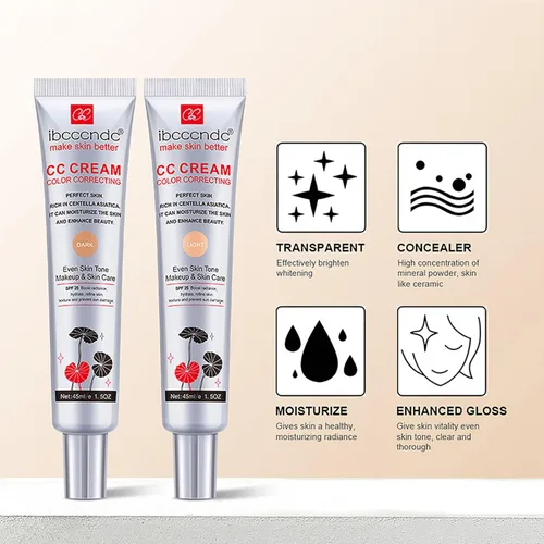 Miniatura 5 de Crema CC Hidratante con Centella Asiática - Base con Multiusos Pre-maquillaje, Hidratante Facial, Corrector, Protector Solar, Crema CC de Cobertura