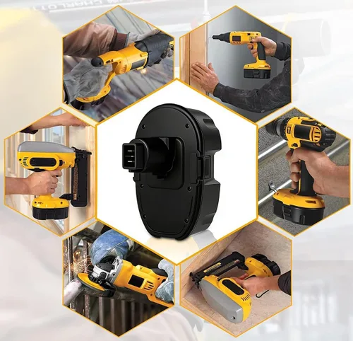 Miniatura 6 de Batería de repuesto de 18 V para DeWALT: 18 voltios 5.0Ah XRP DC9096 Ni-Mh Baterías compatibles con DC9098 DC9099 DW9095 DW9096 DW9098 Herramientas
