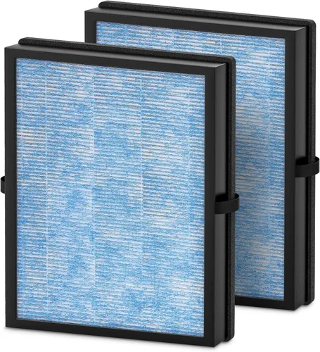 Miniatura 68 de Filtro de repuesto HE401 para purificador de aire Shark 4 compatible con purificador de aire con ventilador Shark 4 HE400, HE401C, HE401NP, HE402