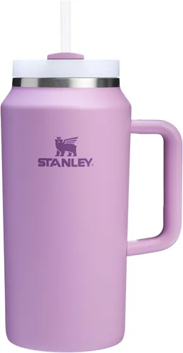 Miniatura 103 de Stanley Quencher H2.0 - Vaso de acero inoxidable con asa, pajilla y tapa FlowState giratoria de 3 posiciones; aislamiento térmico, sin BPA; apto