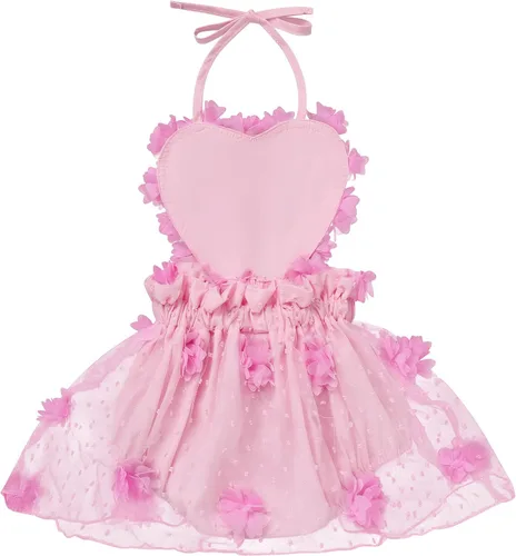 Miniatura 70 de Traje de bebé niña primer cumpleaños traje de encaje tul mameluco princesa tutú vestido de un año cumpleaños pastel Smash fotografía ropa