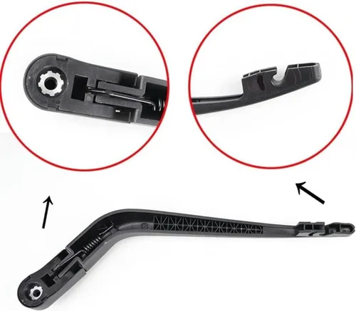 Miniatura 2 de Limpiaparabrisas trasero y brazo limpiaparabrisas para Nissan para Micra March Hatchback K13 (2010-2015) limpiaparabrisas trasero