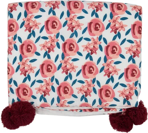 Miniatura 11 de Baby Gear Manta suave de bebé para niña, manta de felpa recién nacida para bebé 30x40 con estampado de flores