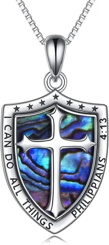 YFN Collar de plata de ley de San MiguelSan CristófaloJesúsVirgen María para hombres, niños, mujeres, católicoprotectortalismán Miguel Arcángel,