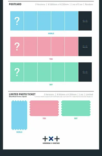 Miniatura 4 de TXT [ THE CHAOS CHAPTER : FREEZE ] Album [ WORLD ] VER. CD+88p Photo Book+Sticker Pack(1pack 2ea)+Lyric Book+Behind Book+Photo Card+1Original Story