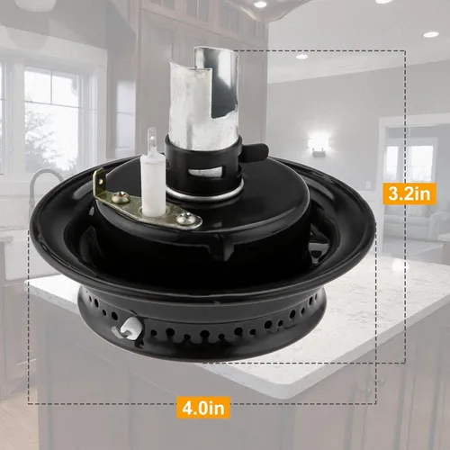 Miniatura 2 de 3412D024-09 - Cabezal de quemador sellado para estufa de gas con encendedor, repuesto para 12500050 3412D018-09 74003963, repuesto para Magic Chef