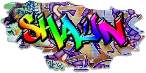Miniatura 19 de Pegatina de pared personalizada de grafiti 3D con nombre Vinilo de decoración artística personalizada Desmontable Se arranca y se pega Arte