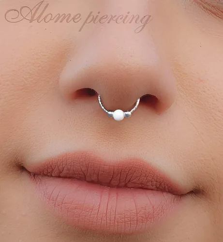 Miniatura 31 de Fake Opal Septum Rings