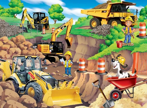 Miniatura 2 de MasterPieces Rompecabezas de 60 piezas para niños, día del gato en la cantera, 14 x 19 pulgadas