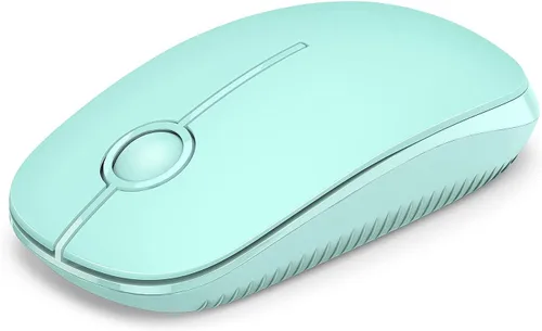 Miniatura 32 de VssoPlor Ratón Inalámbrico 2.4G, Ratón Portátil Delgado para Computadora Portátil con Receptor Nano, Ratón Óptico Silencioso para Notebook, PC