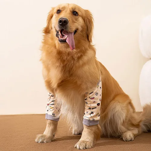 Miniatura 5 de ROZKITCH Manga de pierna para cirugía de perro para piernas delanteras, evita lamer heridas, codo y rodilla, manga de pierna de perro para dejar