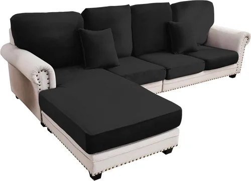 Miniatura 8 de Funda para Sofá de Terciopelo Elástico Funda de Cojín de Sofá 1 Pieza - Funda Deslizable Elástica Lavable para Asiento o Respaldo, Fundas de Asiento