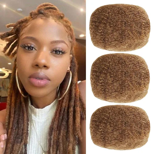 Miniatura 60 de Extensiones Loc de 10 pulgadas de grosor de cabello humano de 10 pulgadas, 10 hebras, extensiones de rastas de cabello humano para mujeres