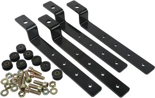 Miniatura 4 de XMT-MOTO Kit de soporte de montaje duro universal ajustable para bolsa de sillín para motocicleta Cruiser