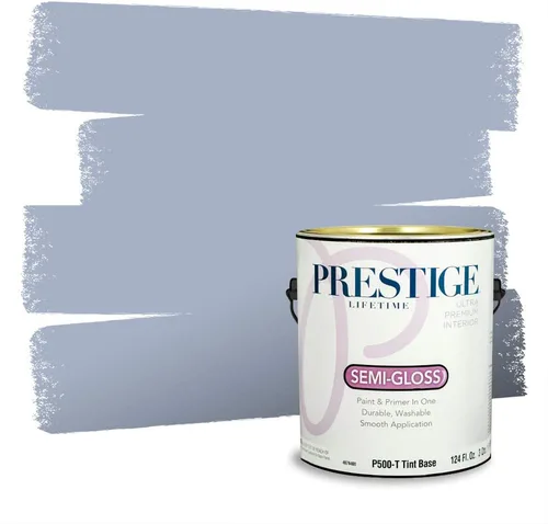 Miniatura 274 de Pintura Exterior + imprimación PRESTIGE, todo-en-uno, 1 galón, acabado mate, color comparable al Valspar* Royal Gray* VS151-Gris real