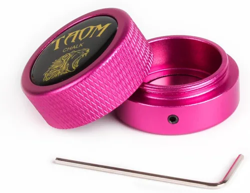 Miniatura 15 de TAOM - Soporte para tiza de billar, herramienta práctica redonda, accesorios de billar, mini estuche magnético para punta de tiza, contenedor
