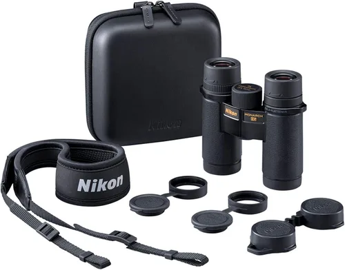 Miniatura 5 de Nikon Monarch HG - Binoculares de 0.394 x 1.181 in, campo de visión amplio, óptica multicapa, visión de alta definición, binoculares ligeros e