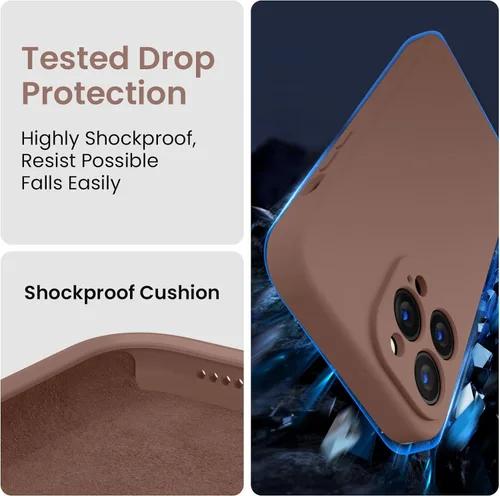 Miniatura 4 de FireNova Funda para iPhone 14 Pro Max, funda de silicona mejorada protección de cámara para iPhone 14 ProMax con 2 protectores de pantalla, forro