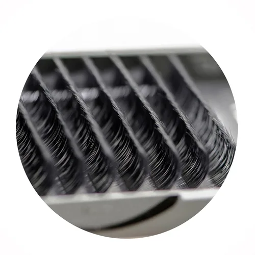 Miniatura 5 de Extensiones de pestañas de 0.006 in de grosor, rizo B, 0.669 in de longitud, volumen, pestañas individuales de aspecto natural para extensiones