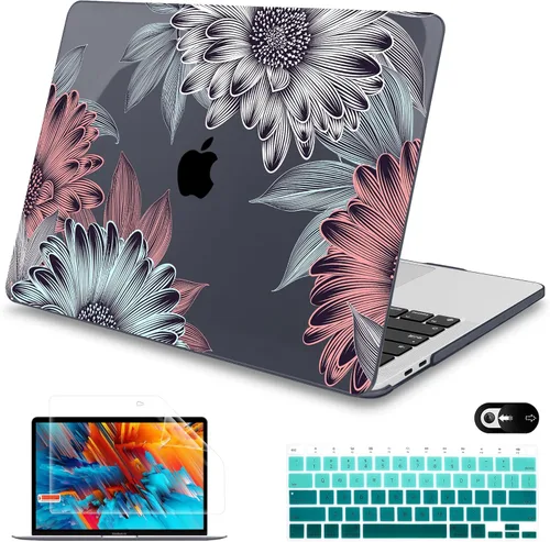 Miniatura 12 de Mektron para MacBook Air 13 Funda A1466/A1369 (versión 2010-2017), cubierta rígida de plástico con fijación a presión para MacBook Air 13.3 pulgadas