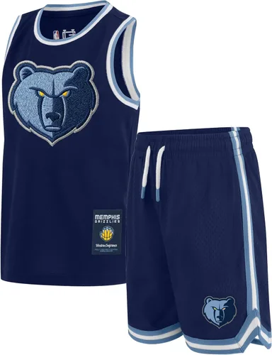 Miniatura 10 de Ultra Game Conjunto de camiseta sin mangas y pantalones cortos de baloncesto oficial de la NBA para niños Negro
