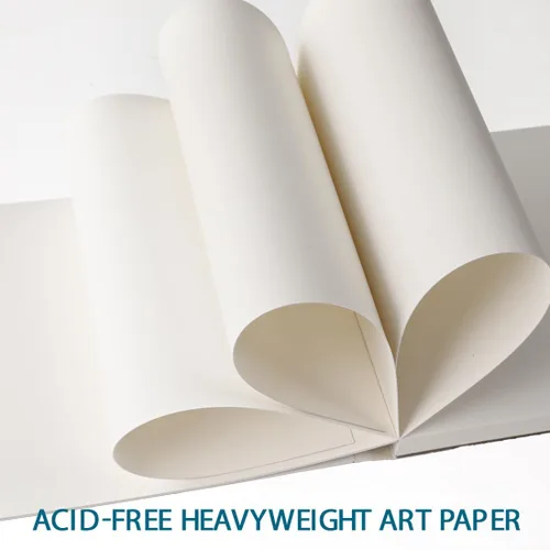 Miniatura 6 de 30 hojas de papel de acuarela de 5.5 x 8.2 pulgadas, cuaderno de bocetos de acuarela desgarrable para pintura artística