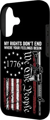 Miniatura 2 de My Rights Don't End Where Your Feelings Begin USA Gun Flag Case for iPhone 17