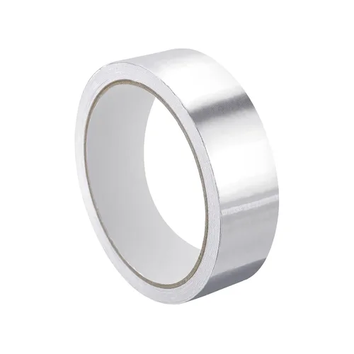 Miniatura 3 de MECCANIXITY Cinta de papel de aluminio, cinta de aluminio de 1.18 pulgadas x 32.8 pies (3.1 mil), cinta HVAC de alta temperatura, cinta de aluminio