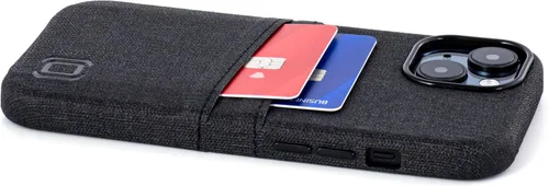 Miniatura 9 de Dockem Funda para tarjetas para iPhone 15 con placa de metal integrada para montaje magnético y 2 bolsillos para tarjetas: Cartera Luxe M2, piel