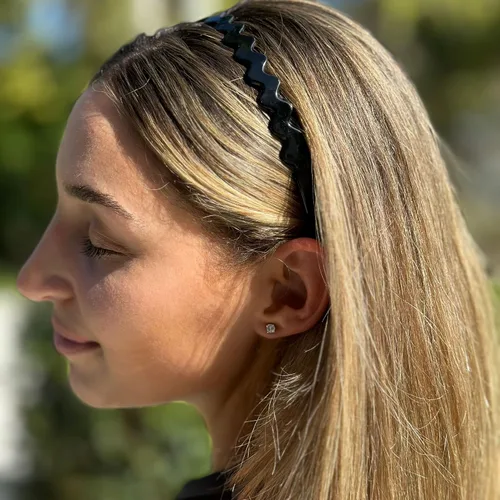Miniatura 2 de Camila Paris CP3295 - Diadema francesa para mujer, negra, banda de pelo con fuerte agarre para mujeres, ligera y muy flexible, sin deslizamiento
