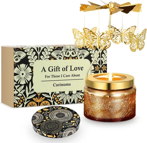 Miniatura 12 de Velas de libélula, regalos para mujeres, regalo divertido para ella, regalos de cumpleaños únicos para hermana con caja de regalo, vela perfumada