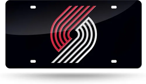 Miniatura 29 de Rico Industries Placa de matrícula metálica con incrustaciones láser de la NBA