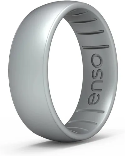 Miniatura 22 de Enso Rings - Anillo de silicona Classic Elements Fabricado en los Estados Unidos Cómodo, transpirable y seguro