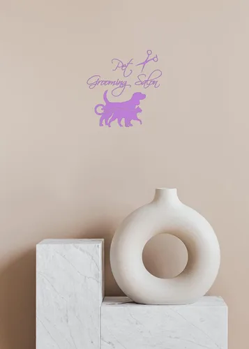 Miniatura 6 de Wall Decals Dog Cat Accessories Vinyl Decal Pet Grooming Salon Sticker Pet Shop Puppy Pets Animals Home Art Kids Nursery Decor Interior Design KT171