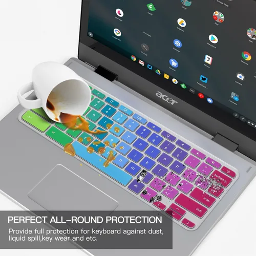 Miniatura 6 de Funda de teclado colorida para Acer Chromebook Spin 311 714 C733 CP311 512/Chromebook 11 CB3-131 CB3-132 CP311 C738T CB5-132T/Chromebook Spin 713