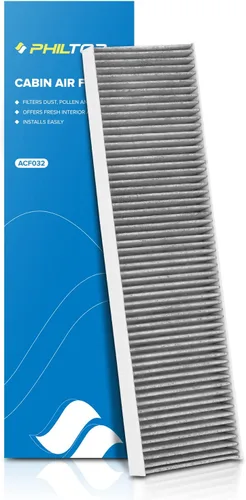 Miniatura 16 de PHILTOP Filtro de aire de cabina HEPA con carbón activado, compatible con CF10371 Cadillac CTS 2003-2013, STS 2005-2011, SRX 2004-2009, filtro