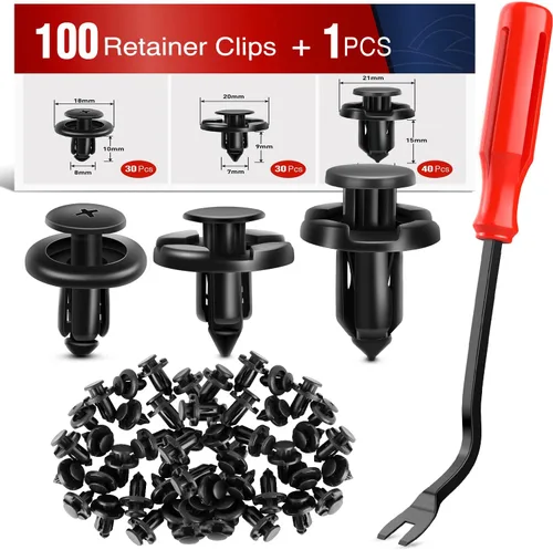Miniatura 11 de Nilight 120 piezas de clips de retención de automóvil, 0.197 in, 0.236 in, 0.276 in, 0.354 in, 0.394 in, tornillos de expansión de repuesto, clips