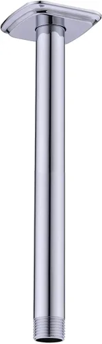Miniatura 21 de Brazo de ducha con brida de acero inoxidable de 4 pulgadas, extensión recta montada en el techo para cabezal de ducha de lluvia superior, níquel