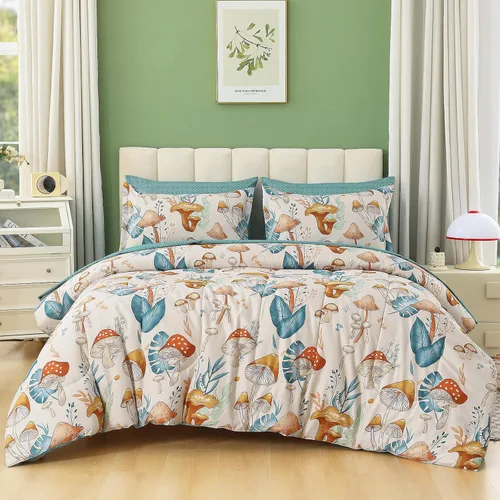 Dinjoy Juego de edredón para niñas 05UAF320017H04AA Azul Amarillo