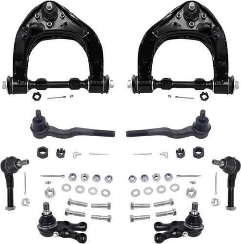 Miniatura 58 de Detroit Axle - Kit de brazos de control de extremo delantero de 8 piezas para Dodge Dakota 00-04, Durango 00-03, 4 brazos de control superior e
