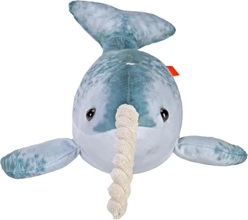 Miniatura 2 de Wild Republic Peluche Narwhal, animal de peluche, regalo para niños, océano vivo, 12 pulgadas