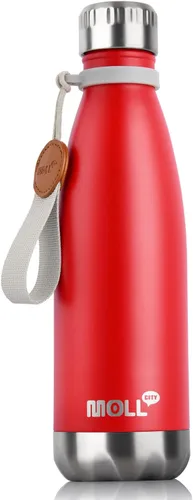 Miniatura 19 de Botella de agua para niños, botella de agua deportiva de acero inoxidable de 12 onzas con aislamiento al vacío para la vuelta a la escuela, botella