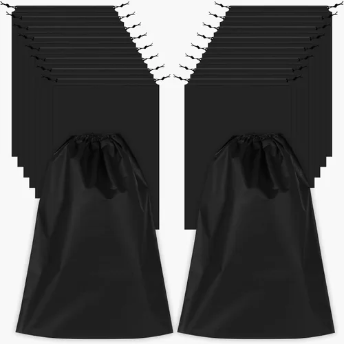 Miniatura 8 de Paquete de 18 bolsas de zapatos para viajes, 11.8 x 15.7 pulgadas, bolsas de viaje para zapatos para empacar, bolsa de viaje para zapatos, bolsas