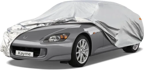 Miniatura 65 de Kayme - Cubierta completa impermeable de 6 capas para automóvil, apta para todo clima, protección para exteriores contra lluvia, rayos ultravioleta