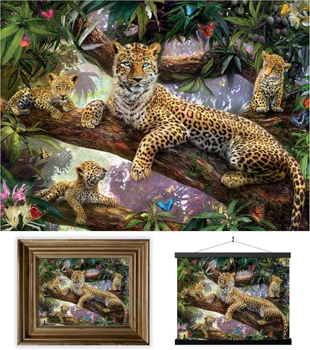 Miniatura 63 de Impresiones de arte de pared lenticular 3D LiveLife - El amor de un padre de Deluxebase. Póster 3D de león sin marco. Decoración de pared perfecta.