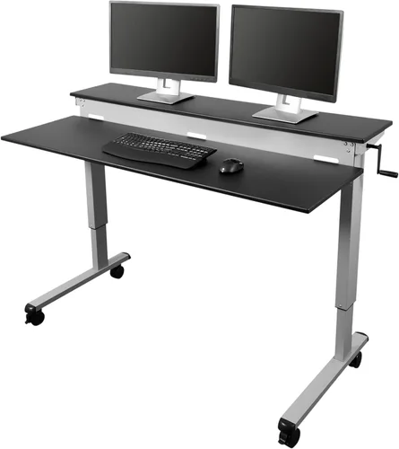 Miniatura 27 de DESK STORE - Escritorio para computadora ajustable para estar sentado o parado