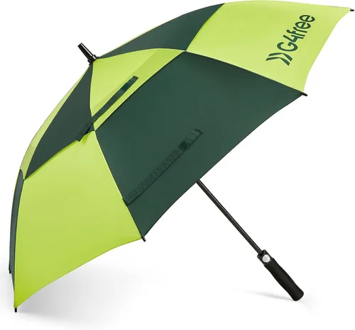 Miniatura 28 de G4Free Paraguas de Golf Automático Abierto de 47/54/62/68 Pulgadas de Tamaño Extra Grande con Doble Cubierta Ventilada Resistente al Viento e