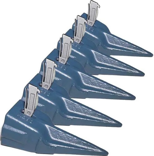 Miniatura 4 de Titan Attachments Juego de 5 piezas X290TT Cucharón Dientes K290S Spring Pin Tiger Diente Excavadora Hensley
