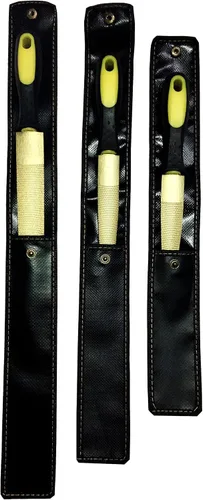 Miniatura 4 de Golden - Juego de limas de madera de 6/8/10 pulgadas (paquete de 3) Dientes de doble corte de la marca Golden para dar forma a metal suave